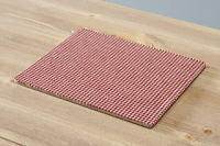 チェックの布地